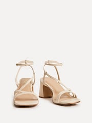 Linzi Nude Oslo Strappy Heeled Sandals - Image 3 of 5