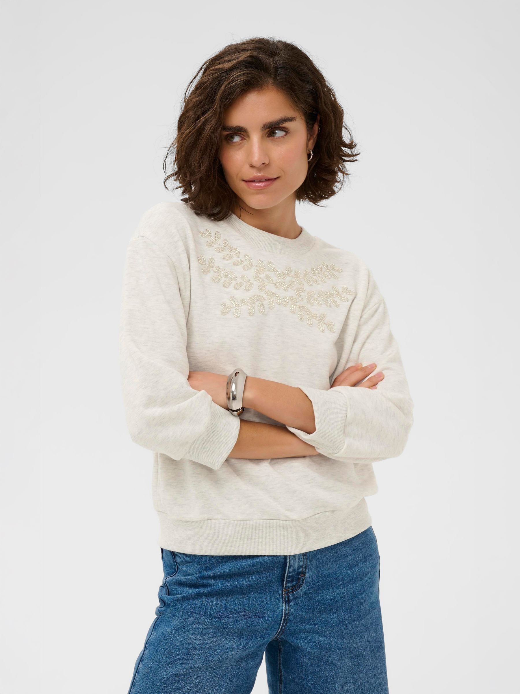 Kaffe Women's Gris Sweatshirt Woman Daniela - Image 1