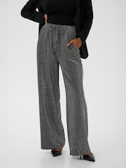 Kaffe Silver KArita Glitter Trousers - Image 1 of 6
