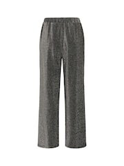 Kaffe Silver KArita Glitter Trousers - Image 6 of 6