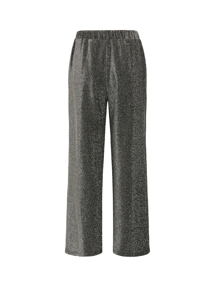 Kaffe Silver KArita Glitter Trousers - Image 6 of 6