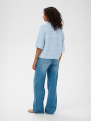 Kaffe Blue KAmonia Soft Jumper - Image 2 of 5