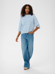 Kaffe Blue KAmonia Soft Jumper - Image 3 of 5