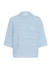 Kaffe Blue KAmonia Soft Jumper - Image 4 of 5