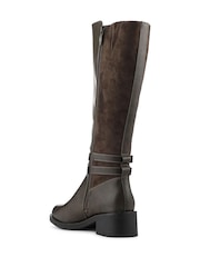 Pavers Green Ladies Smart Long Boots - Image 3 of 5