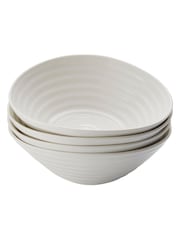 Sophie Conran Set of 4 White Porcelain Cereal Bowls - Image 1 of 4