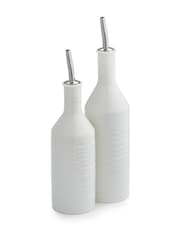 Sophie Conran White Porcelain Oil & Vinegar Drizzler Set - Image 2 of 5
