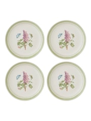 Portmeirion Set of 4 Green Botanic Garden Sketchbook Dinner Plates - Image 2 of 6
