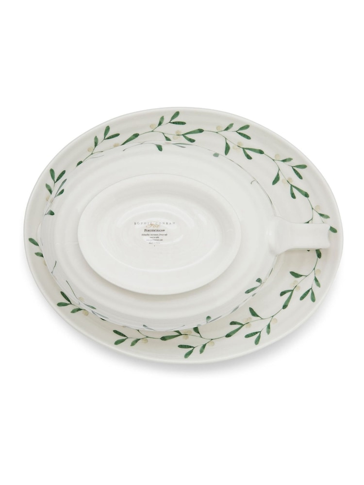 Sophie Conran White Mistletoe Sauce Boat & Stand - Image 2 of 6 Sophie Conran White Mistletoe Sauce Boat & Stand - Image 2 of 6