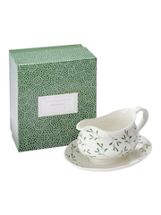 Sophie Conran White Mistletoe Sauce Boat & Stand - Image 6 of 6