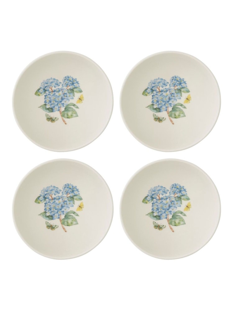 Portmeirion Set of 4 Blue Botanic Garden Sketchbook Small Bowls - Image 1 of 5