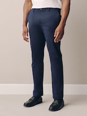 Blue Muscle Fit N. Premium Smart Cotton TENCEL™ Lyocell Blend Chinos With Comfort Waistband - Image 1 of 5