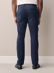 Blue Muscle Fit N. Premium Smart Cotton TENCEL™ Lyocell Blend Chinos With Comfort Waistband - Image 3 of 5