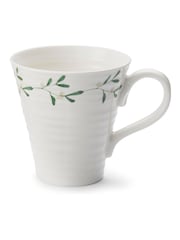 Sophie Conran Set of 2 White Mistletoe Mugs - Image 4 of 8
