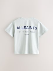 smALLSAINTS Light Grey Oversized Underground Crew Neck Cotton T-Shirt - Image 2 of 4