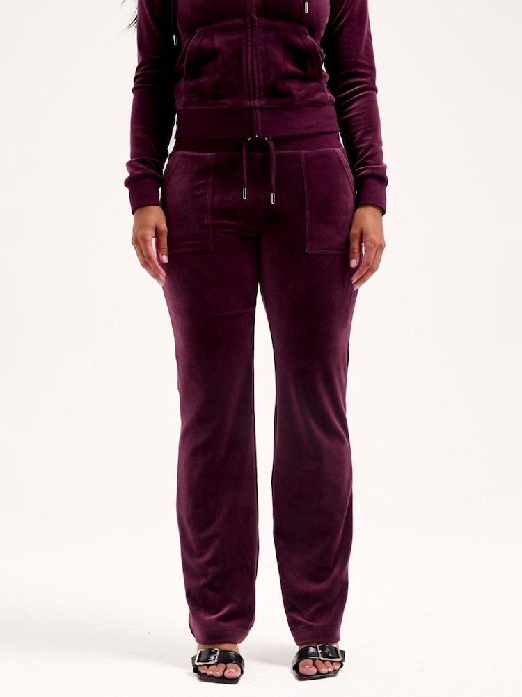 Juicy Couture Red Del Ray Joggers - Image 2 of 8 Juicy Couture Red Del Ray Joggers - Image 2 of 8