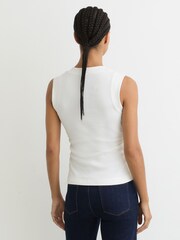 Reiss White Sandy Vest - Image 5 of 6