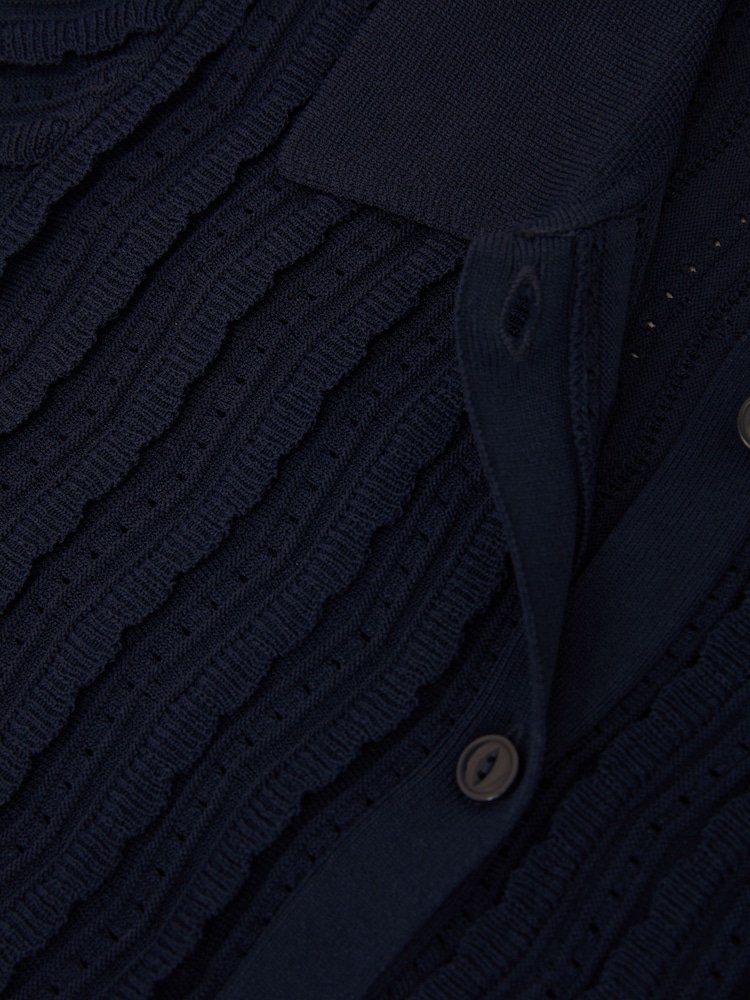 Reiss Navy Audrey Polo Shirts - Image 6 of 6