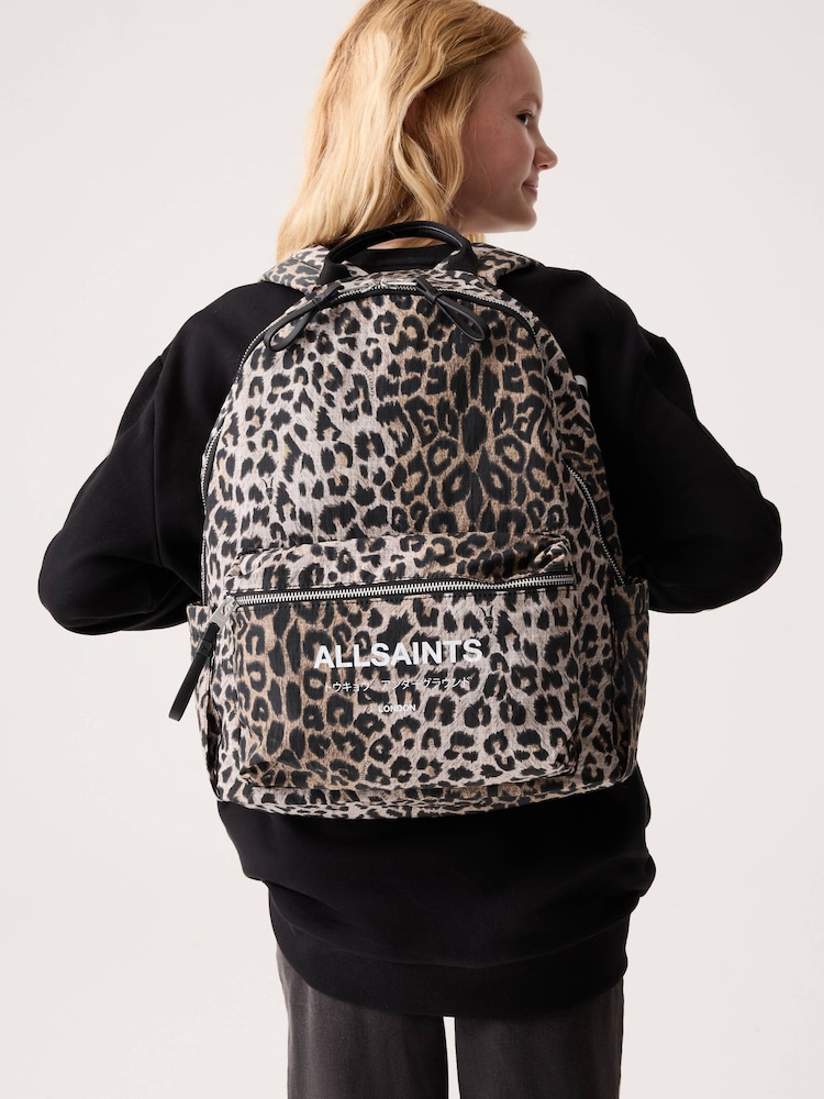 smALLSAINTS Takaisin kouluun Leopard Underground -logolla varustettu reppu - Kuva 2 / 5