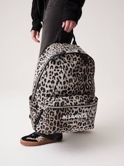 smALLSAINTS Takaisin kouluun Leopard Underground -logolla varustettu reppu - Kuva 3 / 5