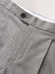 Neutral Textured Smart Trousers with Side Adjuster - Image 8 of 10
