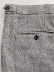 Neutral Textured Smart Trousers with Side Adjuster - Image 9 of 10