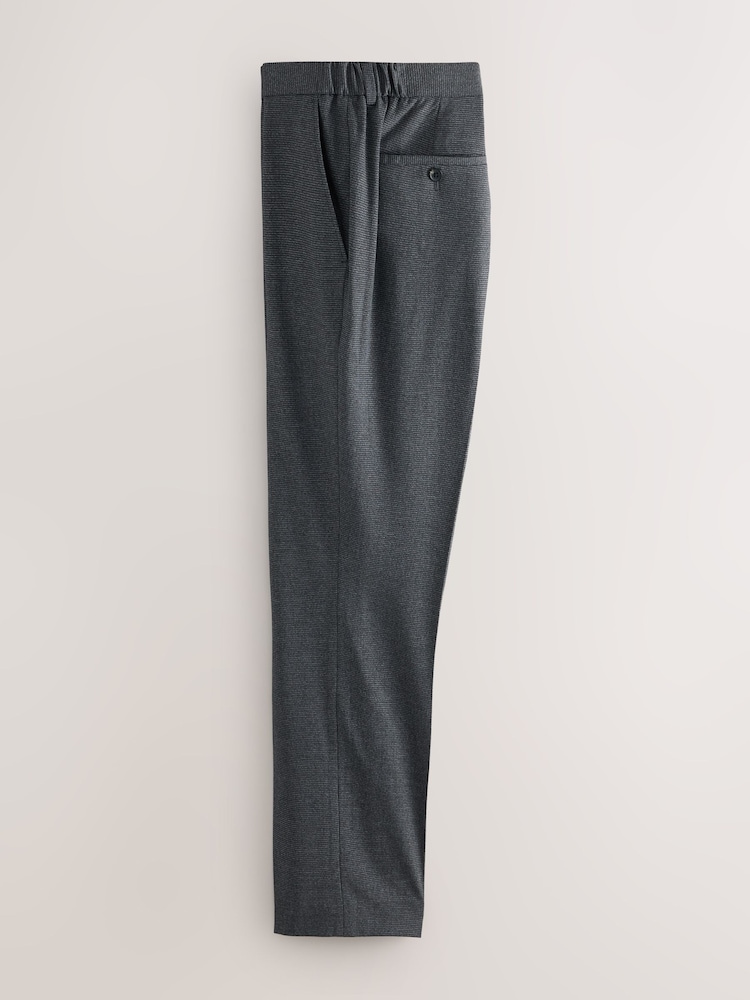 Blå tern - Slim fit - Elasticated Waist Motionflex Stræk Pæne bukser - Billede 2 af 7 Blå tern - Slim fit - Elasticated Waist Motionflex Stræk Pæne bukser - Billede 2 af 7