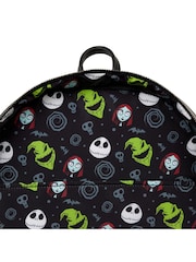 Loungefly Black Disney NBC Jack Skell Full Size Backpack - Image 4 of 6