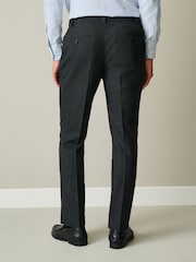 Gris antracita - Textured Smart Trousers with Side Elasticated Waistband - Imagen 2 de 4