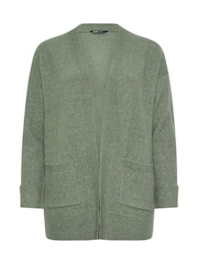 Yours Curve Green Soft Handle Cardigan - Image 5 of 5