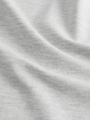 The Set 4 Pack Grown on Sleeve Crop Tops Khakia/Pink/Grey Marl/White - Image 8 of 9