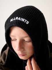 smALLSAINTS Black Underground Logo Balaclava Hat - Image 2 of 6
