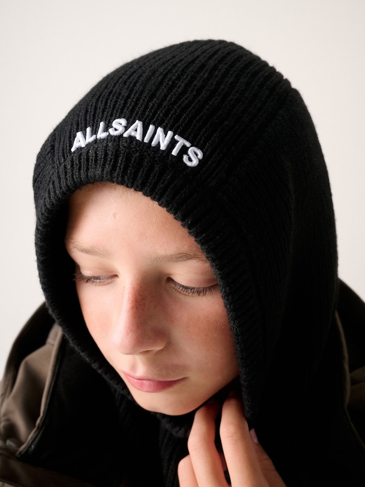 smALLSAINTS Black Underground Logo Balaclava Hat - Image 2 of 6