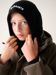 smALLSAINTS Black Underground Logo Balaclava Hat - Image 4 of 6
