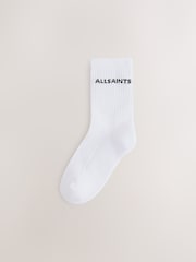 smALLSAINTS Multi Colour Logo Cushioned Sole Socks 6 Pack - Image 2 of 9
