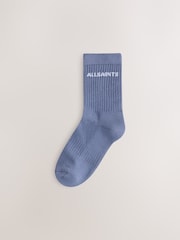 smALLSAINTS Multi Colour Logo Cushioned Sole Socks 6 Pack - Image 7 of 9