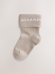 smALLSAINTS Blue Baby Logo Roll Top Socks 5 Pack - Image 3 of 6