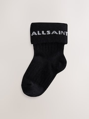 smALLSAINTS Blue Baby Logo Roll Top Socks 5 Pack - Image 6 of 6