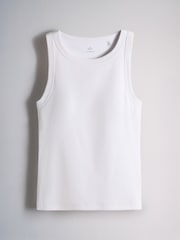 The Set 2 Pack Hidden Support Vests Chocolate Brown/White - Image 5 of 8