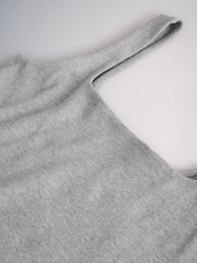 The Set 3 Pack Square Neck Vest Khaki/Grey Marl/White - Image 10 of 10