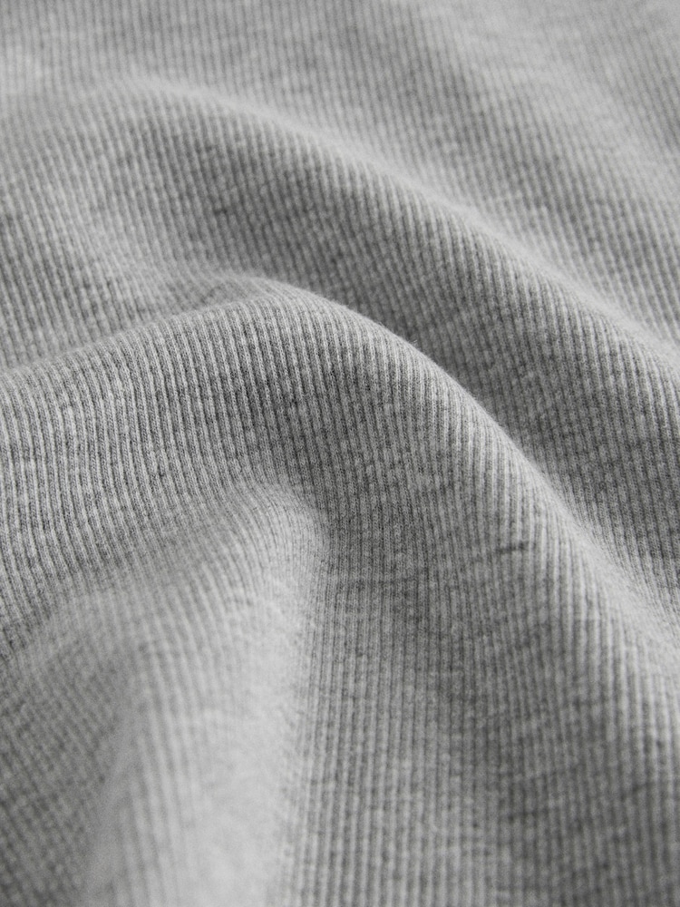 The Set 3 Pack Square Neck Vest Khaki/Grey Marl/White - Image 5 of 5