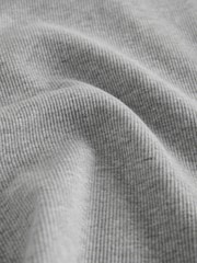 The Set 3 Pack Square Neck Vest Khaki/Grey Marl/White - Image 9 of 10