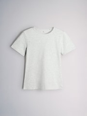 The Set 5 Pack Short Sleeve Fitted Crew Neck T-Shirts White - Image 3 of 8