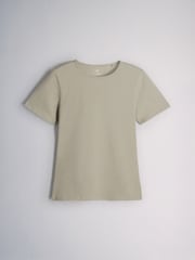 The Set 5 Pack Short Sleeve Fitted Crew Neck T-Shirts White - Image 5 of 8