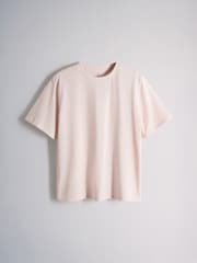 The Set 5 Pack Relaxed T-Shirts Pale Khaki/Neutral/Light Pink/Grey/White - Image 4 of 8