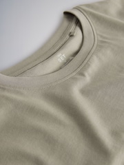 The Set 5 Pack Relaxed T-Shirts Pale Khaki/Neutral/Light Pink/Grey/White - Image 8 of 8