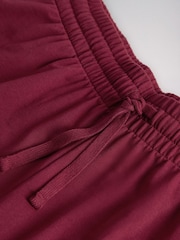 The Set 2 pack Raglan T-Shirt and Short Sweat Co-ord Red - Image 5 of 5