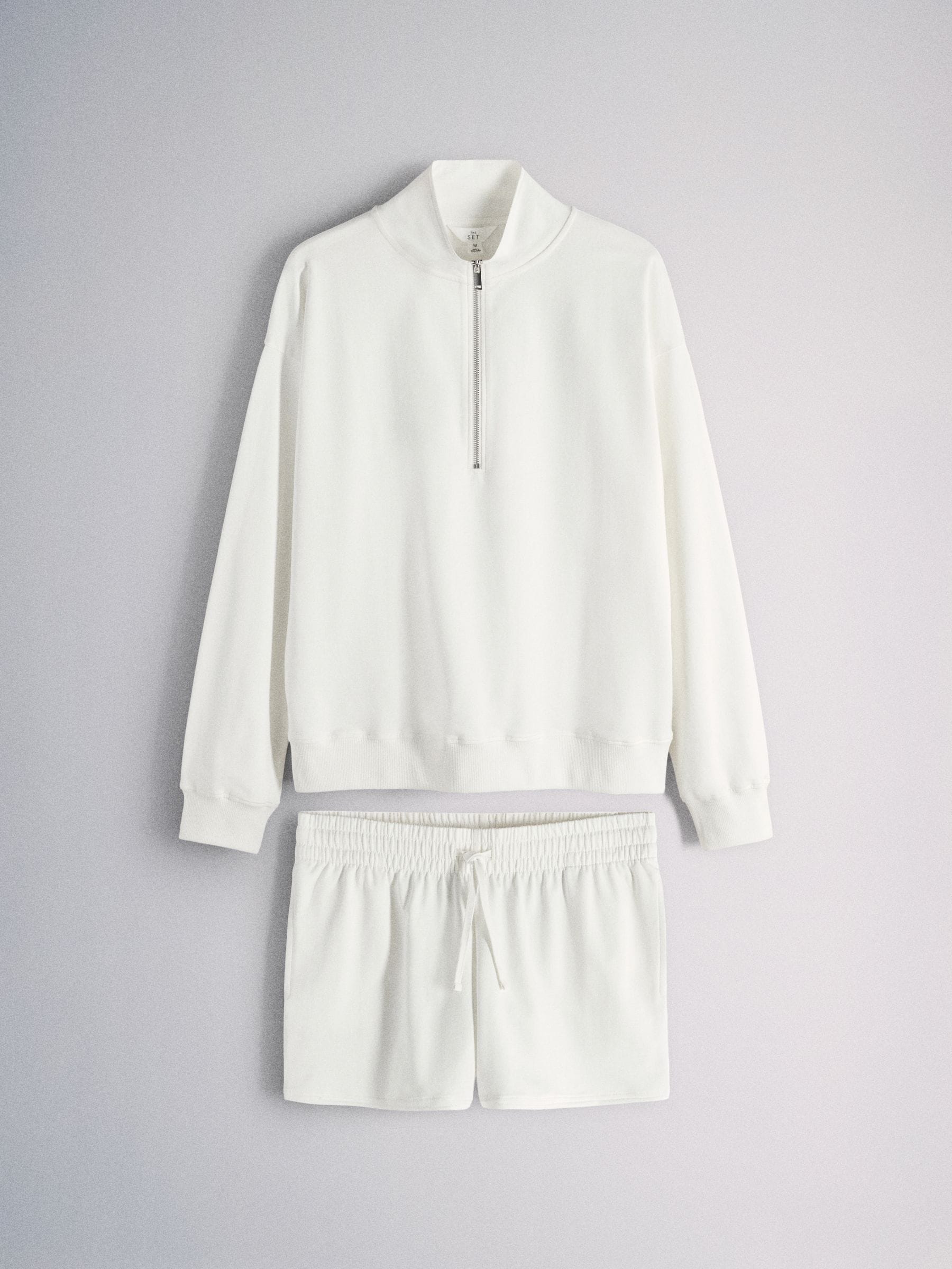 Buy The Set 2 Pack Quarter Zip Sweatshirt and Shorts Co-ord Set