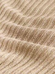 Gold Maxi Knitted Dress - Image 6 of 7
