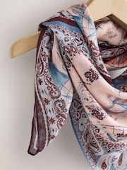 Map Print Square Scarf - Image 6 of 6